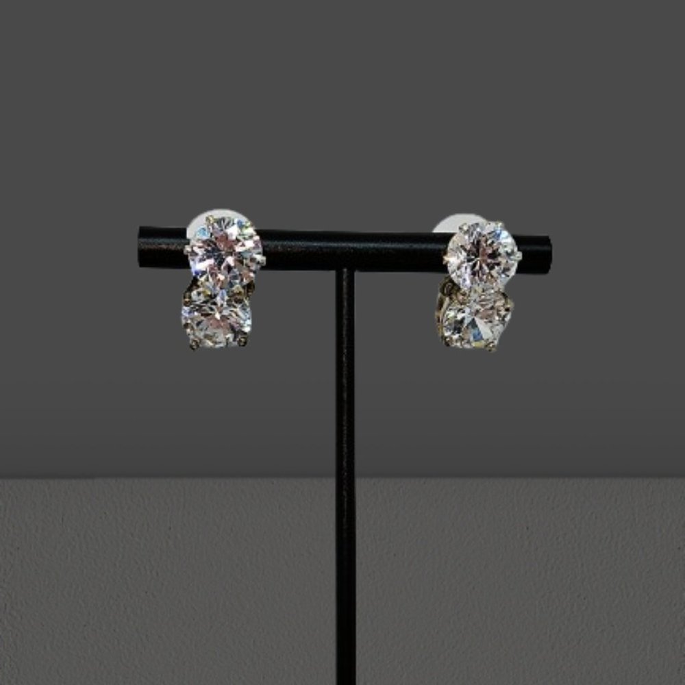Cubic Zirconia Drop Earrings